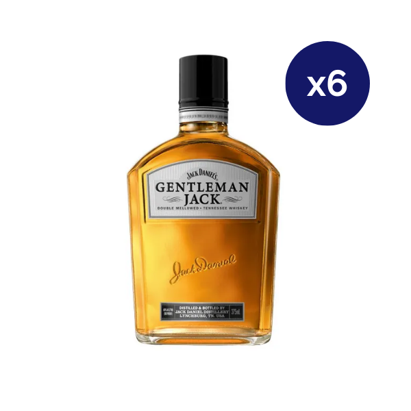 Whiskey - Jack Daniels - Caja 6 - Gentleman - 375cc