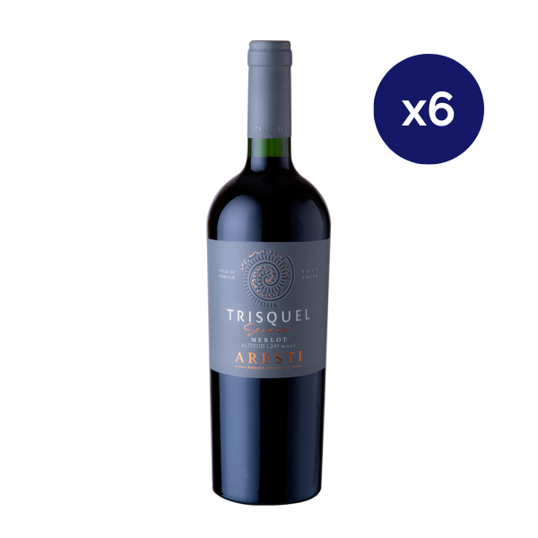 Aresti - Caja 6 - Trisquel Series - Altitud - Premium - Merlot