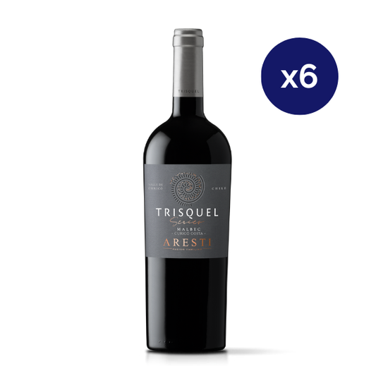 Aresti - Caja 6 - Trisquel Series - Curico Costa - Premium - Malbec