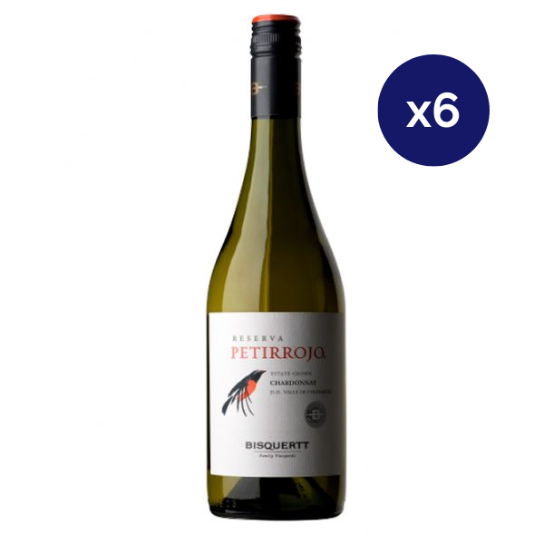 Bisquertt - Caja 6 - Petirrojo - Reserva - Chardonnay