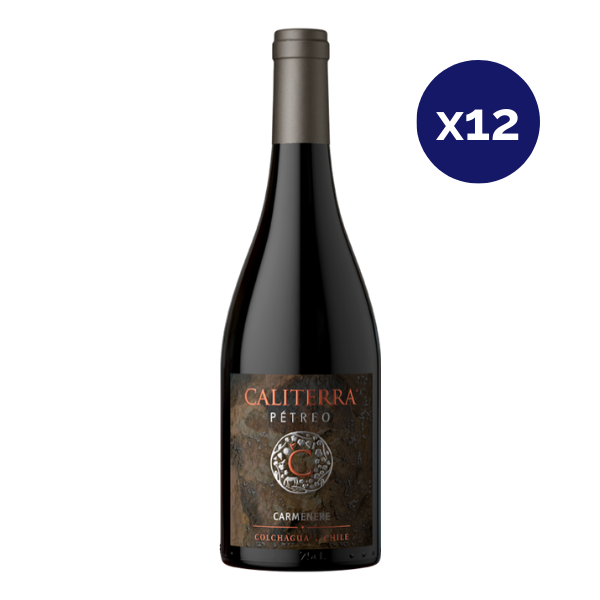 Caliterra - Caja 12 - Petreo - Super Premium - Carmenere – Sacacorchos.cl