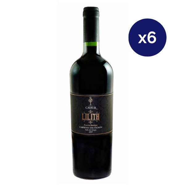 Casa Sur - Caja 6 - Lillith Reserva - Vino de Autor - Carmenere