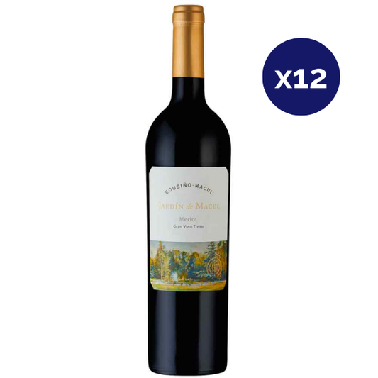 Cousiño Macul - Caja 12 - Jardin de Macul - Ultra Premium - Merlot