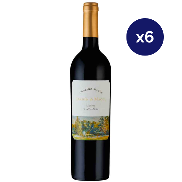 Cousiño Macul - Caja 6 - Jardin de Macul - Ultra Premium - Merlot