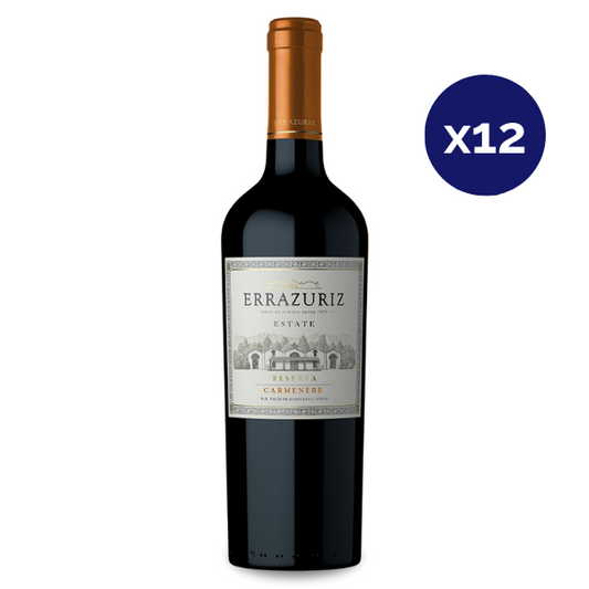 Errazuriz - Caja 12 - Estate - Reserva - Carmenere