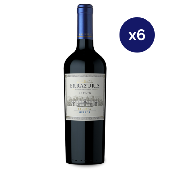 Errazuriz - Caja 6 - Estate - Reserva - Merlot