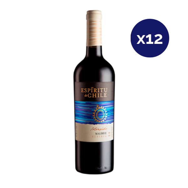 Espiritu de Chile - Caja 12 - Intrépido - Reserva - Malbec