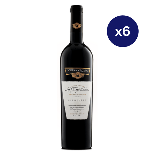 La Rosa - Caja 6 - La Capitana - Reserva - Carmenere