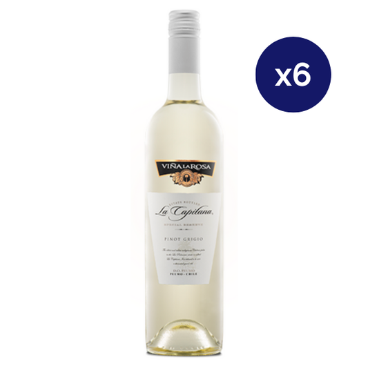 La Rosa - Caja 6 - La Capitana - Reserva - Pinot Grigio