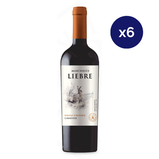 Marchigue - Caja 6 - Liebre - Super Premium - Carmenere