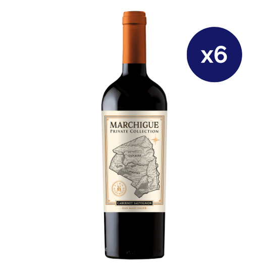 Marchigue - Caja 6 - Mapa - Ultra Premium - Cabernet Sauvignon