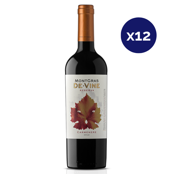Montgras - Caja 12 - De Vine - Reserva - Carmenere