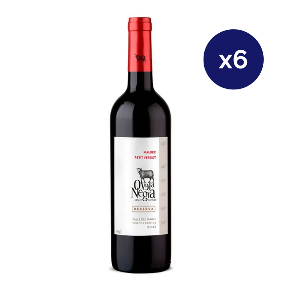 Oveja Negra - Caja 6 - Oveja Negra - Reserva - Malbec / Petit Verdot