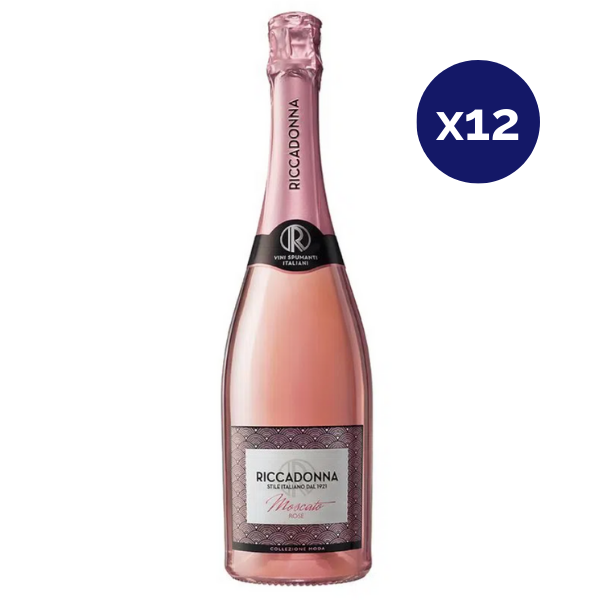 Riccadona - Caja 12 - Riccadona - Espumante - Moscato Rose