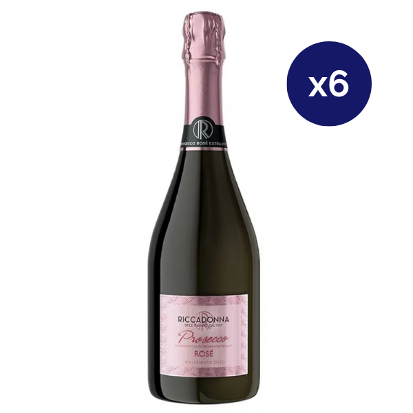 Riccadona - Caja 6 - Riccadona - Espumante - Prosecco Rose