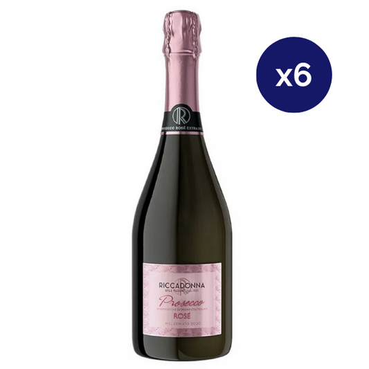 Riccadona - Caja 6 - Riccadona - Espumante - Prosecco Rose