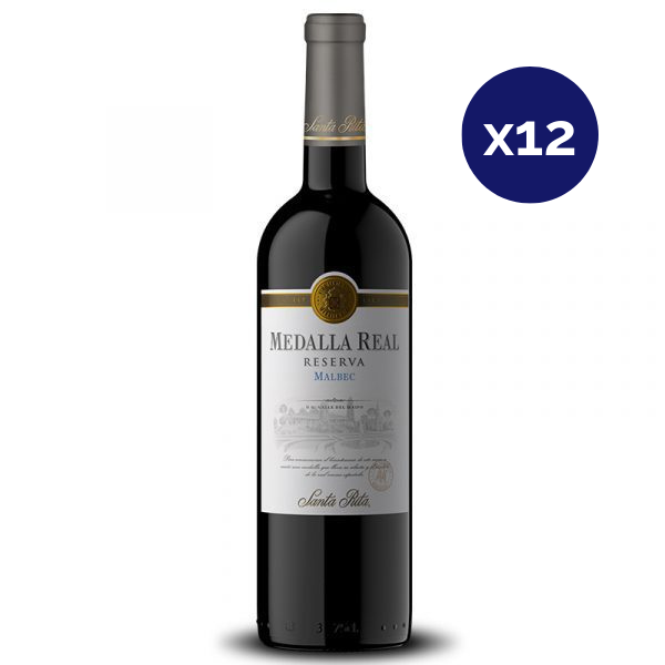 Santa Rita - Caja 12 - Medalla Real - Reserva - Malbec