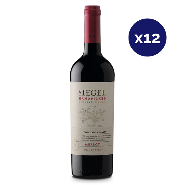 Siegel - Caja 12 - Handpicked - Reserva - Merlot