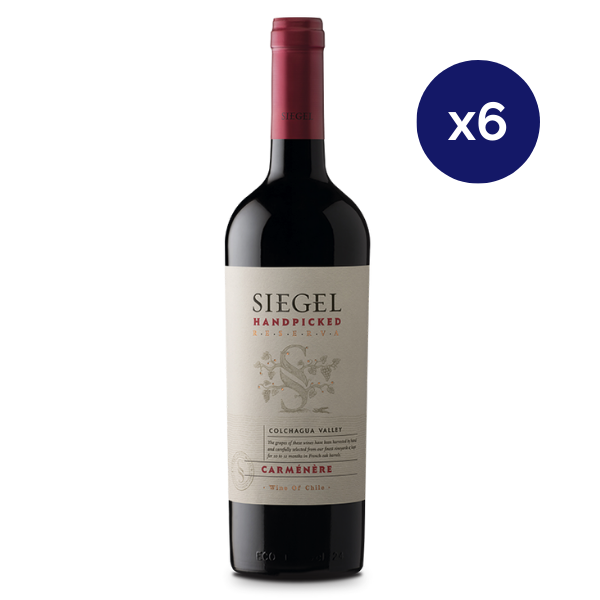 Siegel - Caja 6 - Handpicked - Reserva - Carmenere