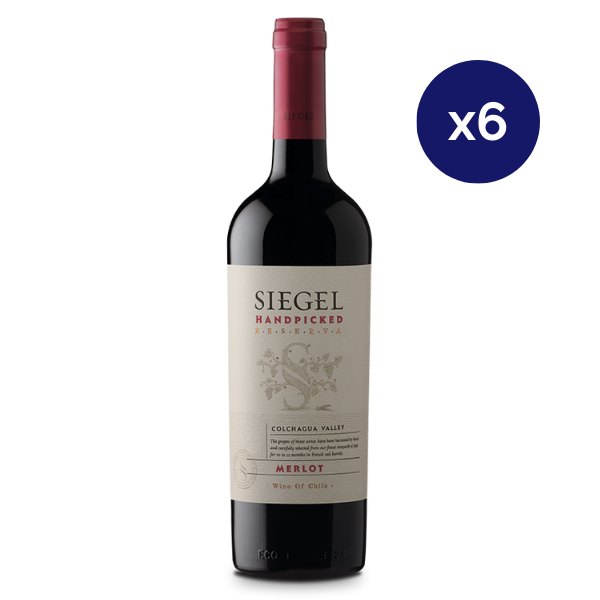 Siegel - Caja 6 - Handpicked - Reserva - Merlot