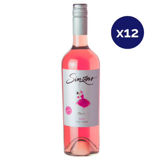 Sinzero - Caja 12 - Sinzero - Sin Alcohol - Rose