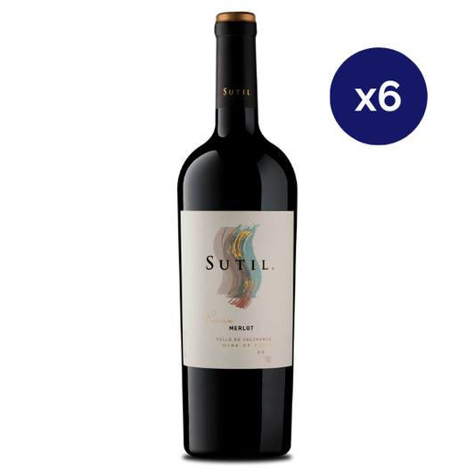 Sutil - Caja 6 - Sutil - Reserva - Merlot