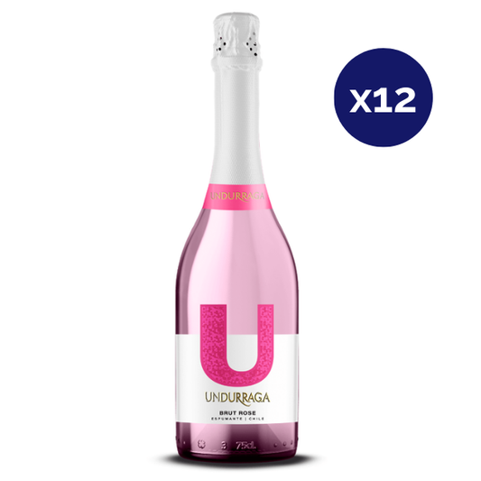 Undurraga Espumante - Caja 12 - U Sparling - Espumante - Brut Rose
