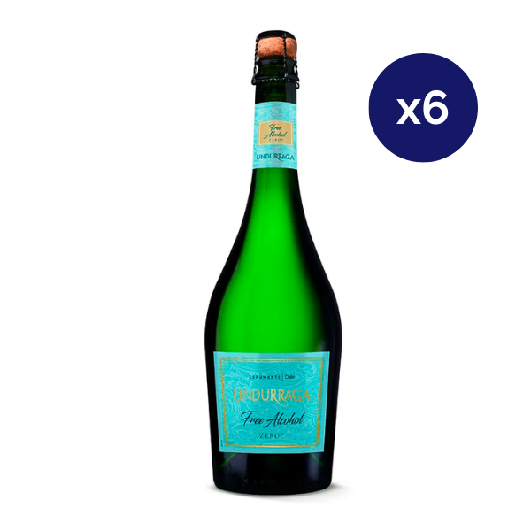 Undurraga Espumante - Caja 6 - Undurraga Alta Gama - Espumante - Free Brut