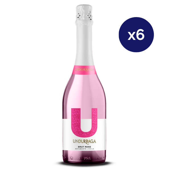 Undurraga Espumante - Caja 6 - U Sparling - Espumante - Brut Rose