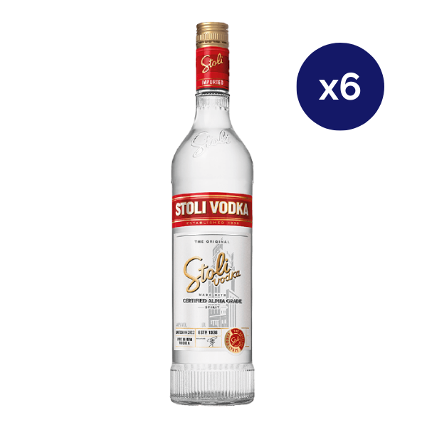 Vodka - Stolichnaya - Caja 6 - Stolichnaya - 750cc