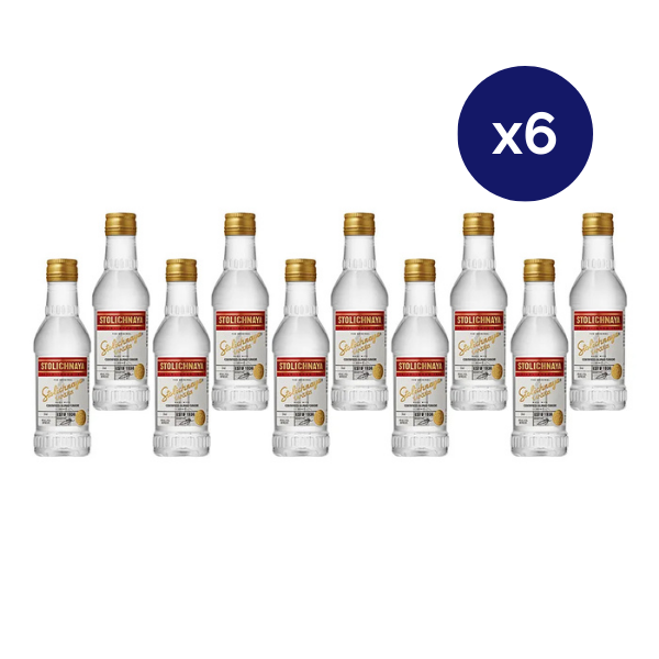 Vodka - Stolichnaya - Caja 6 - Stolichnaya x 10 - 50cc