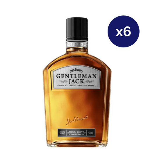 Whiskey - Jack Daniels - Caja 6 - Gentleman - 750cc