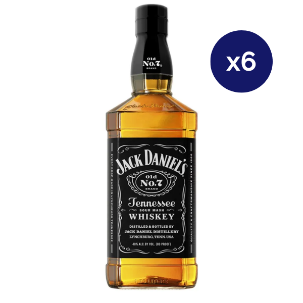 Whiskey - Jack Daniels - Caja 6 - Old N7 - 1750cc